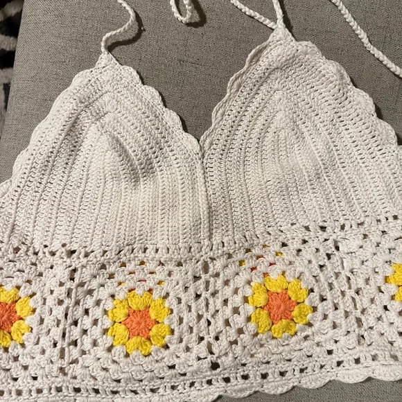 NWT aerie crochet crop top - Picture 2 of 5
